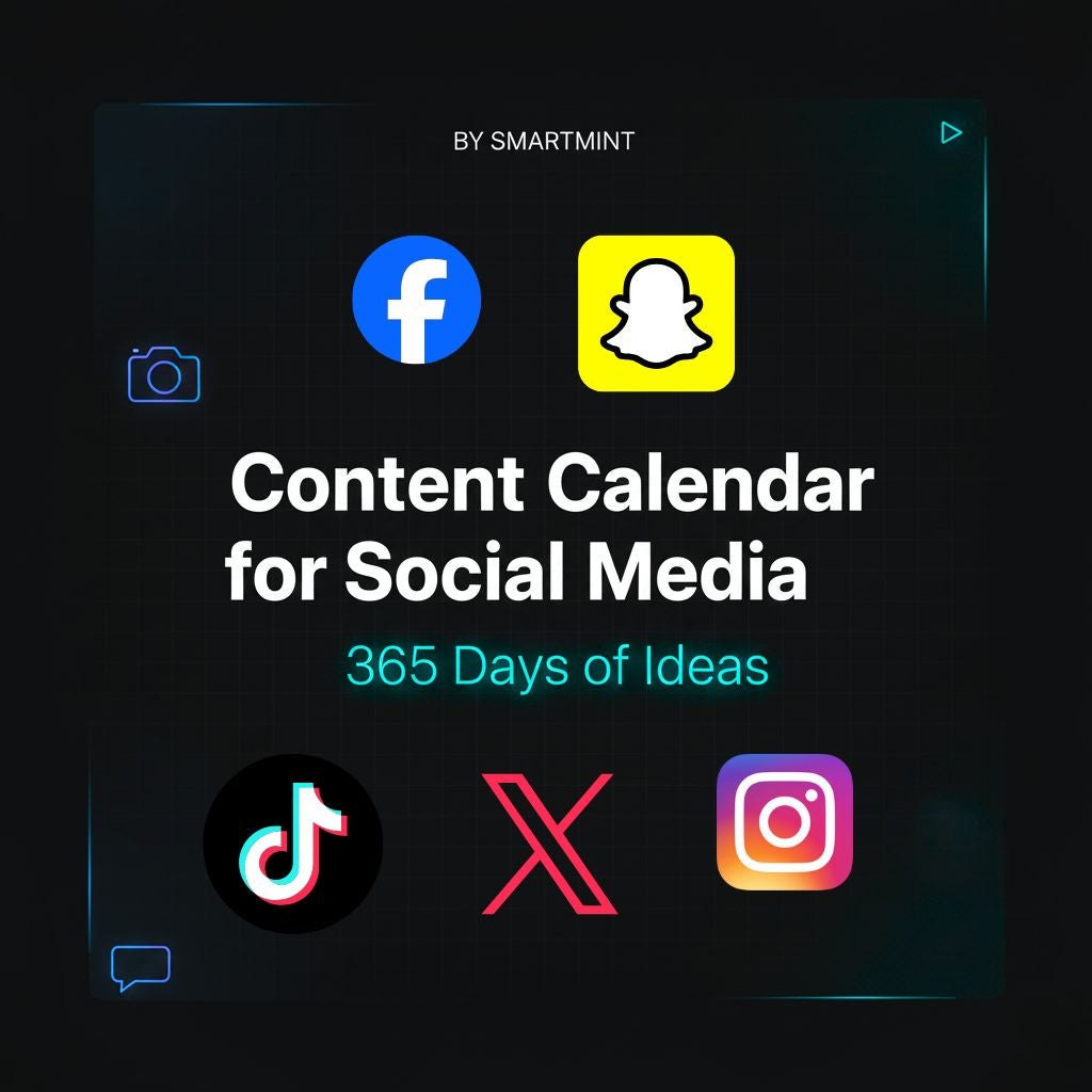 Content Calendar for Social Media – 365 Days of Ideas